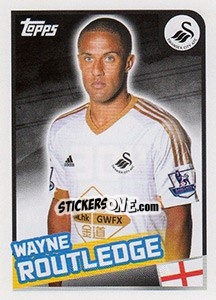 Sticker Wayne Routledge - Premier League Inglese 2015-2016 - Topps