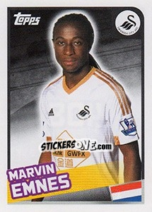 Figurina Marvin Emnes - Premier League Inglese 2015-2016 - Topps