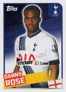 Sticker Danny Rose - Premier League Inglese 2015-2016 n. 422 - Topps