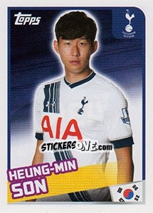 Sticker Heung-Min Son - Premier League Inglese 2015-2016 - Topps