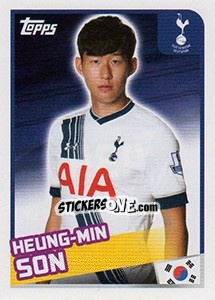Sticker Heung-Min Son - Premier League Inglese 2015-2016 n. 434 - Topps