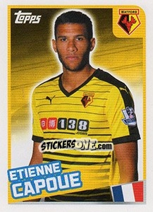 Figurina Etienne Capoue - Premier League Inglese 2015-2016 - Topps