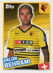Sticker Valon Behrami - Premier League Inglese 2015-2016 n. 449 - Topps