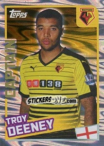 Figurina Troy Deeney - Premier League Inglese 2015-2016 - Topps