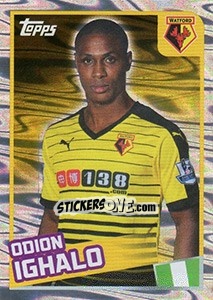 Figurina Odion Ighalo - Premier League Inglese 2015-2016 - Topps