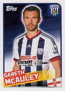 Cromo Gareth McAuley - Premier League Inglese 2015-2016 - Topps