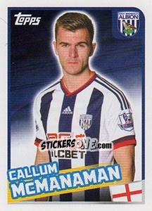Sticker Callum McManaman - Premier League Inglese 2015-2016 - Topps