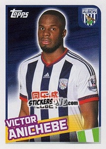 Cromo Victor Anichebe - Premier League Inglese 2015-2016 - Topps