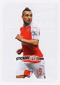 Sticker Santi Cazorla - Premier League Inglese 2015-2016 n. 31 - Topps