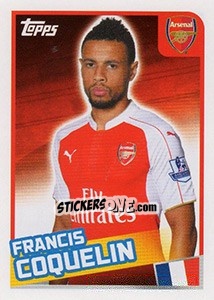 Sticker Francis Coquelin - Premier League Inglese 2015-2016 - Topps