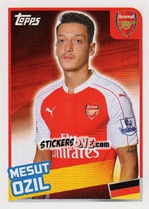 Cromo Mesut Ozil - Premier League Inglese 2015-2016 - Topps