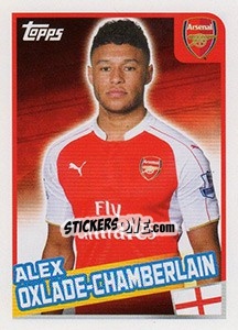 Sticker Alex Oxlade-Chamberlain - Premier League Inglese 2015-2016 n. 44 - Topps