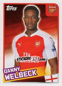 Sticker Danny Welbeck - Premier League Inglese 2015-2016 n. 48 - Topps