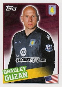 Figurina Bradley Guzan - Premier League Inglese 2015-2016 - Topps