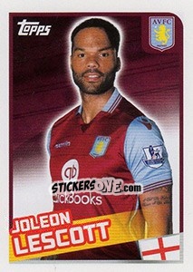 Sticker Joleon Lescott - Premier League Inglese 2015-2016 - Topps