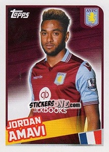 Sticker Jordan Amavi - Premier League Inglese 2015-2016 - Topps