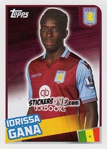 Figurina Idrissa Gana - Premier League Inglese 2015-2016 - Topps