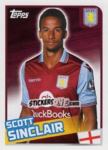 Sticker Scott Sinclair - Premier League Inglese 2015-2016 - Topps