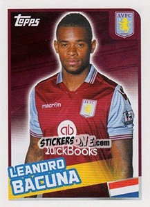 Cromo Leandro Bacuna - Premier League Inglese 2015-2016 - Topps