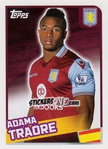 Sticker Adama Traore - Premier League Inglese 2015-2016 - Topps