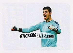 Sticker Thibaut Courtois - Premier League Inglese 2015-2016 n. 76 - Topps