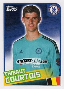 Cromo Thibaut Courtois - Premier League Inglese 2015-2016 - Topps