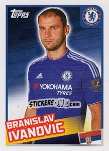 Cromo Branislav Ivanovic - Premier League Inglese 2015-2016 - Topps