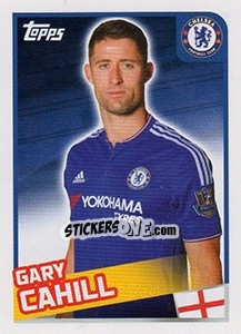 Sticker Gary Cahill - Premier League Inglese 2015-2016 - Topps