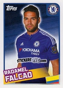 Sticker Radamel Falcao - Premier League Inglese 2015-2016 - Topps