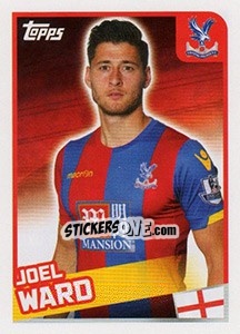Sticker Joel Ward - Premier League Inglese 2015-2016 - Topps