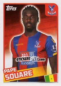 Sticker Pape Souare - Premier League Inglese 2015-2016 - Topps