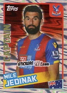 Sticker Mile Jedinak - Premier League Inglese 2015-2016 n. 107 - Topps