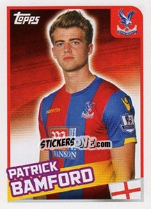 Figurina Patrick Bamford - Premier League Inglese 2015-2016 - Topps