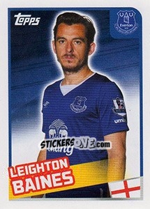 Sticker Leighton Baines - Premier League Inglese 2015-2016 - Topps
