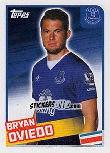Sticker Bryan Oviedo - Premier League Inglese 2015-2016 n. 129 - Topps