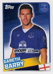 Sticker Gareth Barry - Premier League Inglese 2015-2016 - Topps