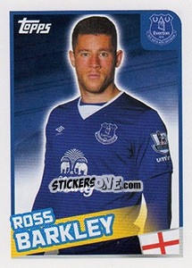 Sticker Ross Barkley - Premier League Inglese 2015-2016 n. 134 - Topps