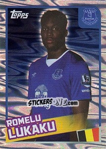 Sticker Romelu Lukaku - Premier League Inglese 2015-2016 n. 139 - Topps