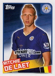 Sticker Ritchie De Laet - Premier League Inglese 2015-2016 - Topps