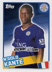 Sticker N'Golo Kante - Premier League Inglese 2015-2016 n. 154 - Topps