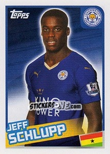 Sticker Jeff Schlupp - Premier League Inglese 2015-2016 - Topps