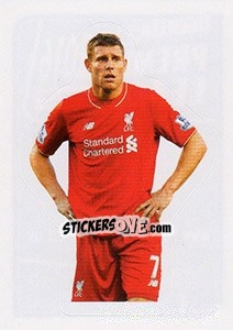 Sticker James Milner - Premier League Inglese 2015-2016 n. 169 - Topps