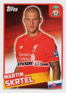Sticker Martin Skrtel - Premier League Inglese 2015-2016 - Topps