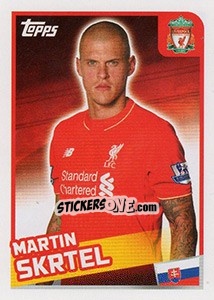 Cromo Martin Skrtel - Premier League Inglese 2015-2016 - Topps