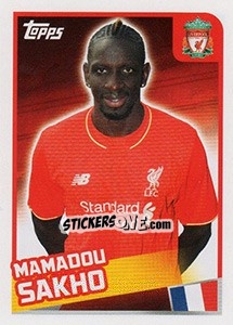 Sticker Mamadou Sakho - Premier League Inglese 2015-2016 - Topps