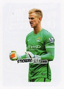 Sticker Joe Hart - Premier League Inglese 2015-2016 n. 191 - Topps