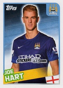 Sticker Joe Hart - Premier League Inglese 2015-2016 n. 193 - Topps