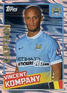 Sticker Vincent Kompany - Premier League Inglese 2015-2016 - Topps