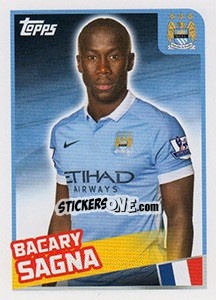Sticker Bacary Sagna - Premier League Inglese 2015-2016 n. 200 - Topps