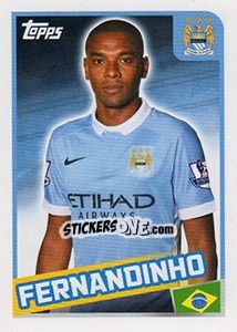 Sticker Fernandinho - Premier League Inglese 2015-2016 - Topps
